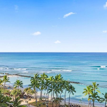 Luxury Oceanfront 2 Bedroom Apartment At Waikiki Beach Tower Honolulu Extérieur photo