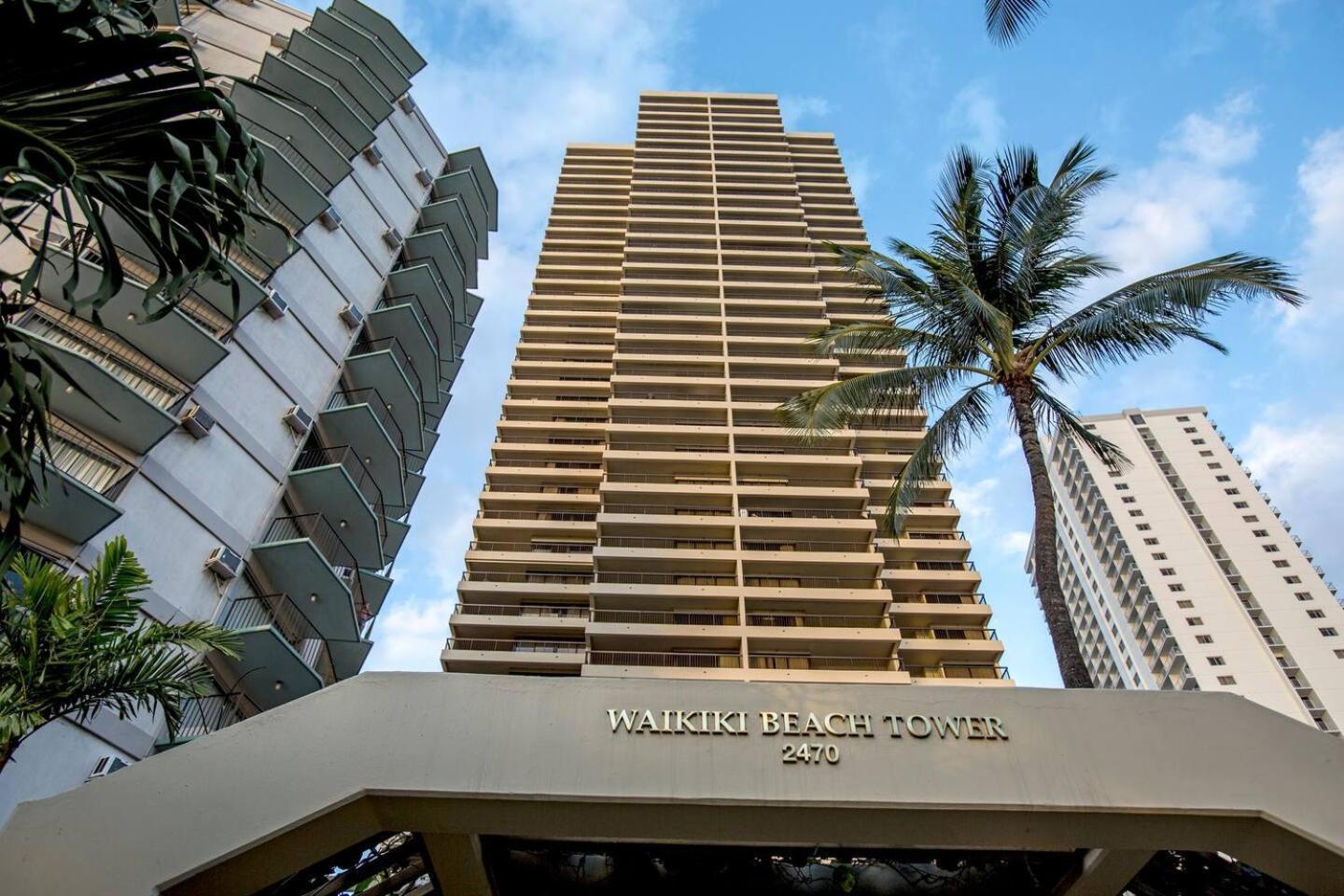 Luxury Oceanfront 2 Bedroom Apartment At Waikiki Beach Tower Honolulu Extérieur photo